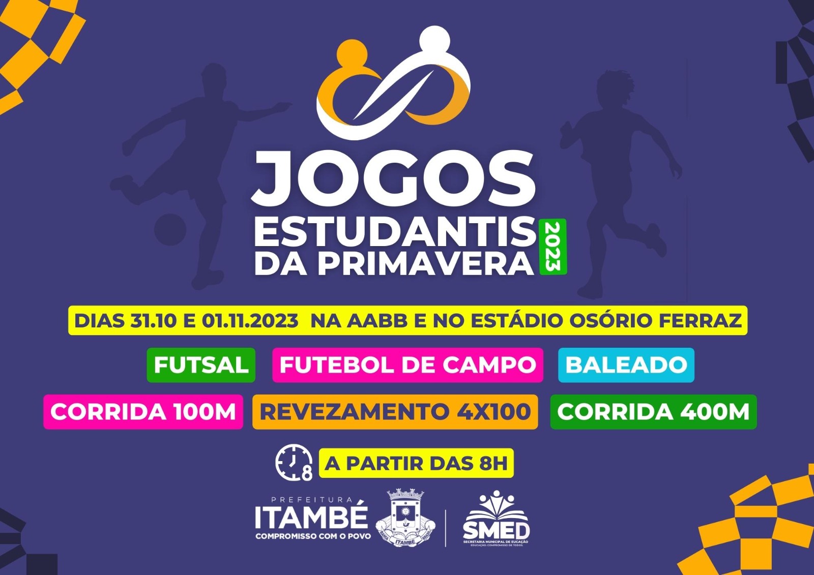 Secretaria Municipal de Educação vai realizar os Jogos Estudantis da Primavera 2023
