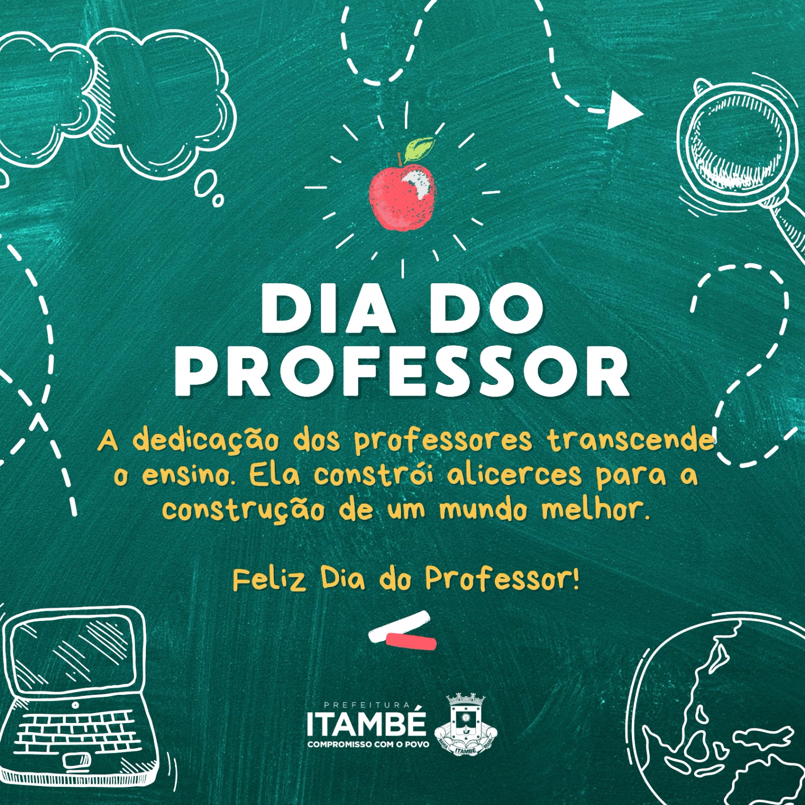 Homenagem da Prefeitura de Itambé a todos os professores