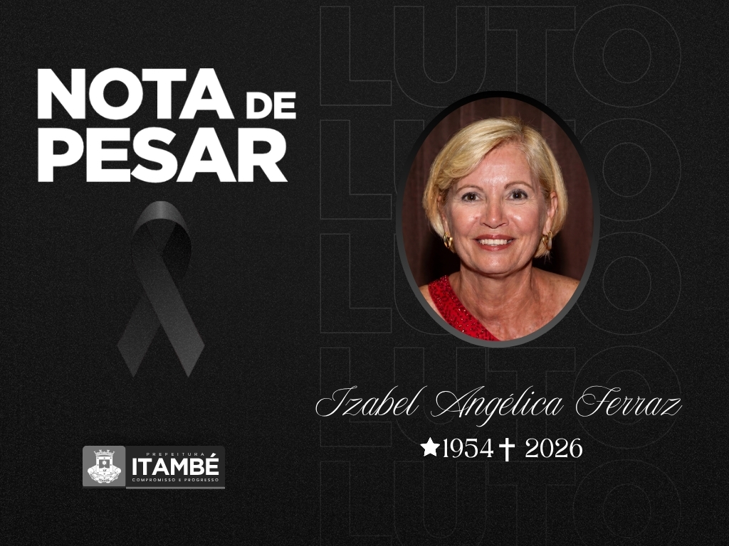 Nota de Pesar pelo falecimento da professora Izabel Angélica Ferraz