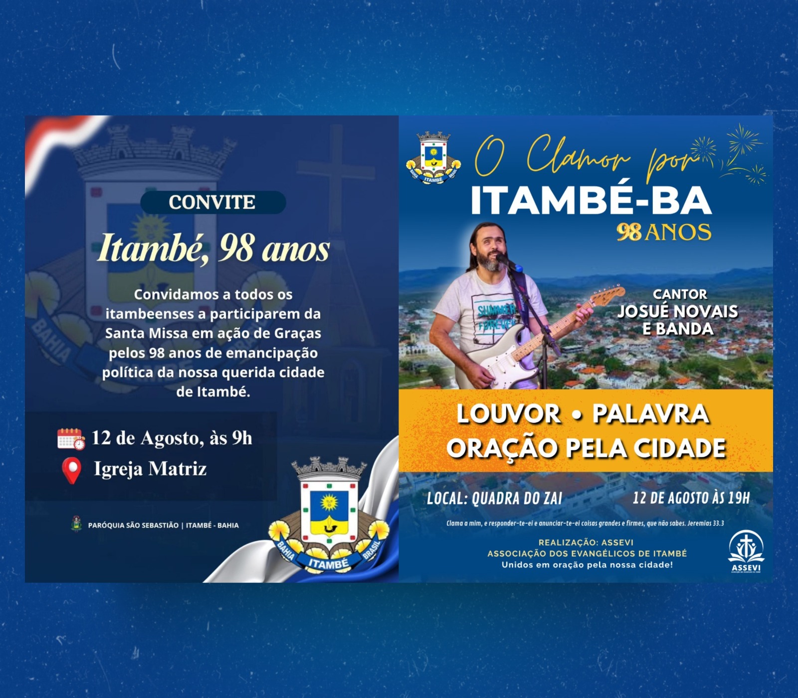 Comunidade se une para celebrar os 98 anos de Itambé