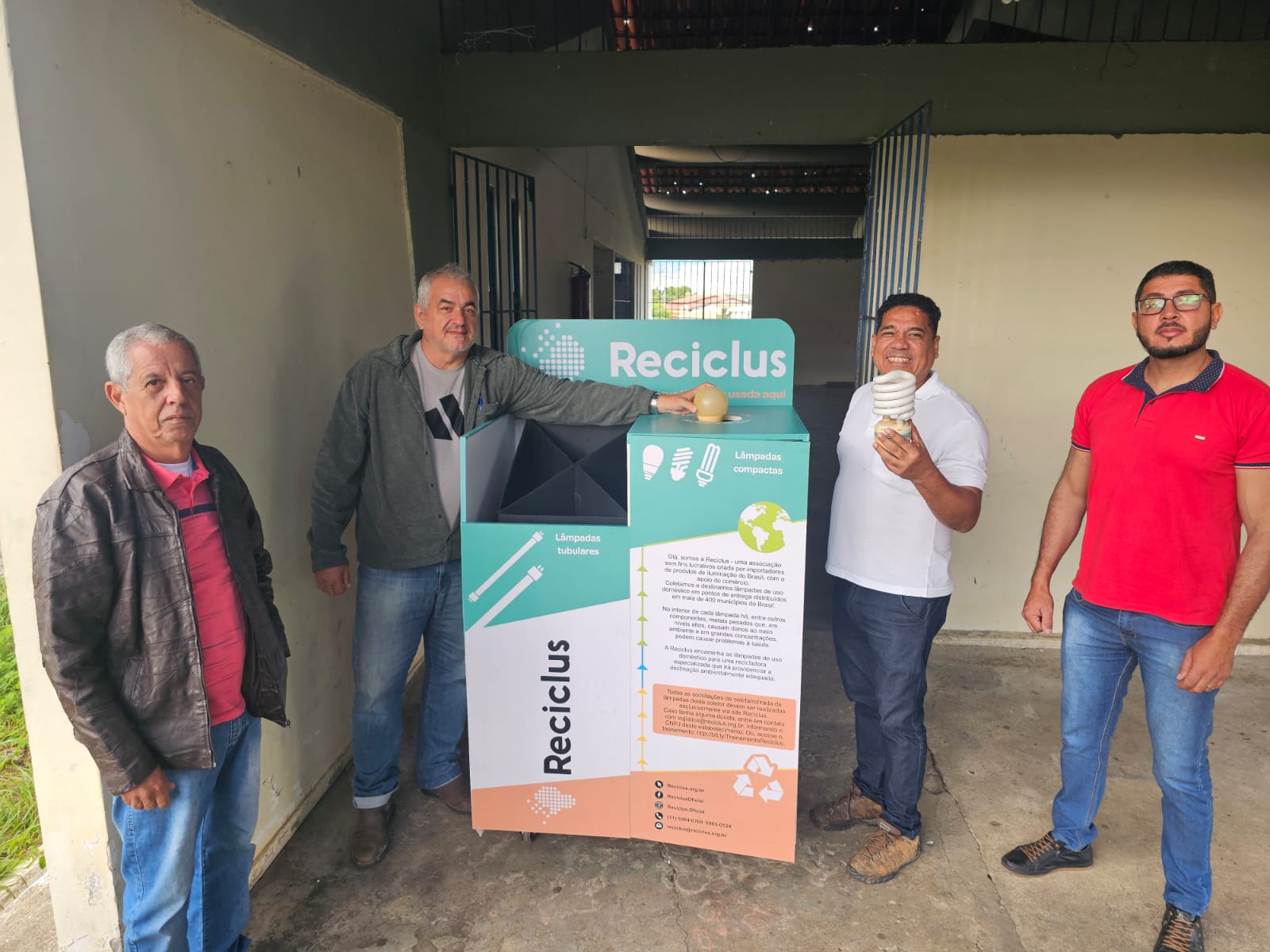 Itambé instala ponto de coleta para descarte ambiental correto de lâmpadas usadas
