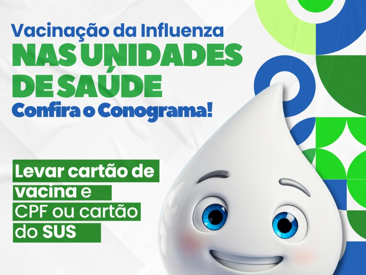 Prefeitura leva vacinação contra a gripe aos bairros com nova etapa da campanha