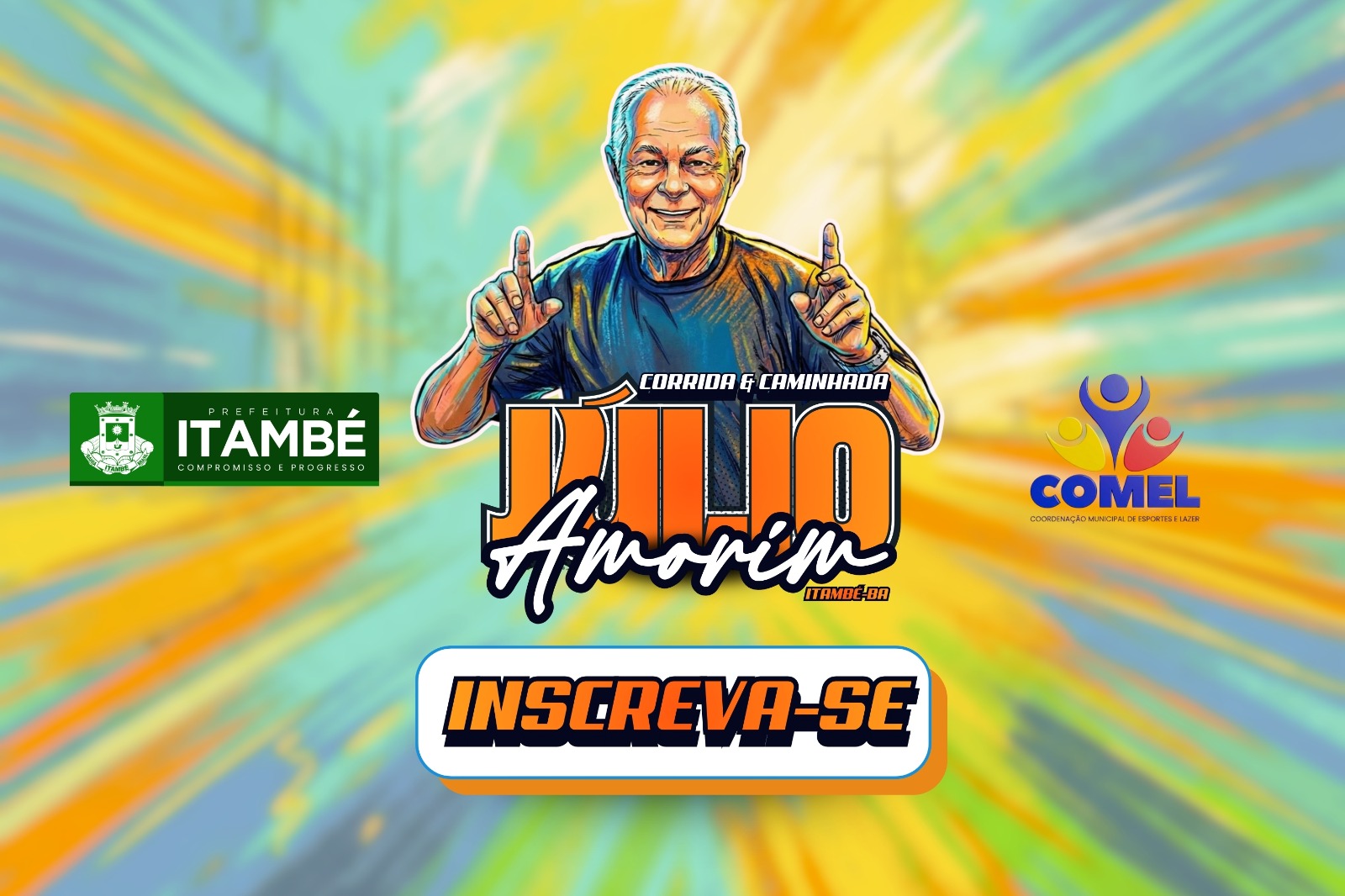 Inscrições abertas: Garanta sua vaga para a Corrida e Caminhada Júlio Amorim