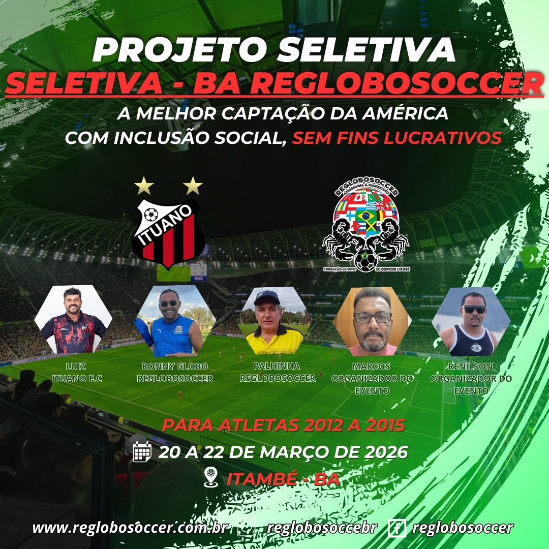 Ituano F.C. realiza seletiva de futebol em Itambé neste fim de semana