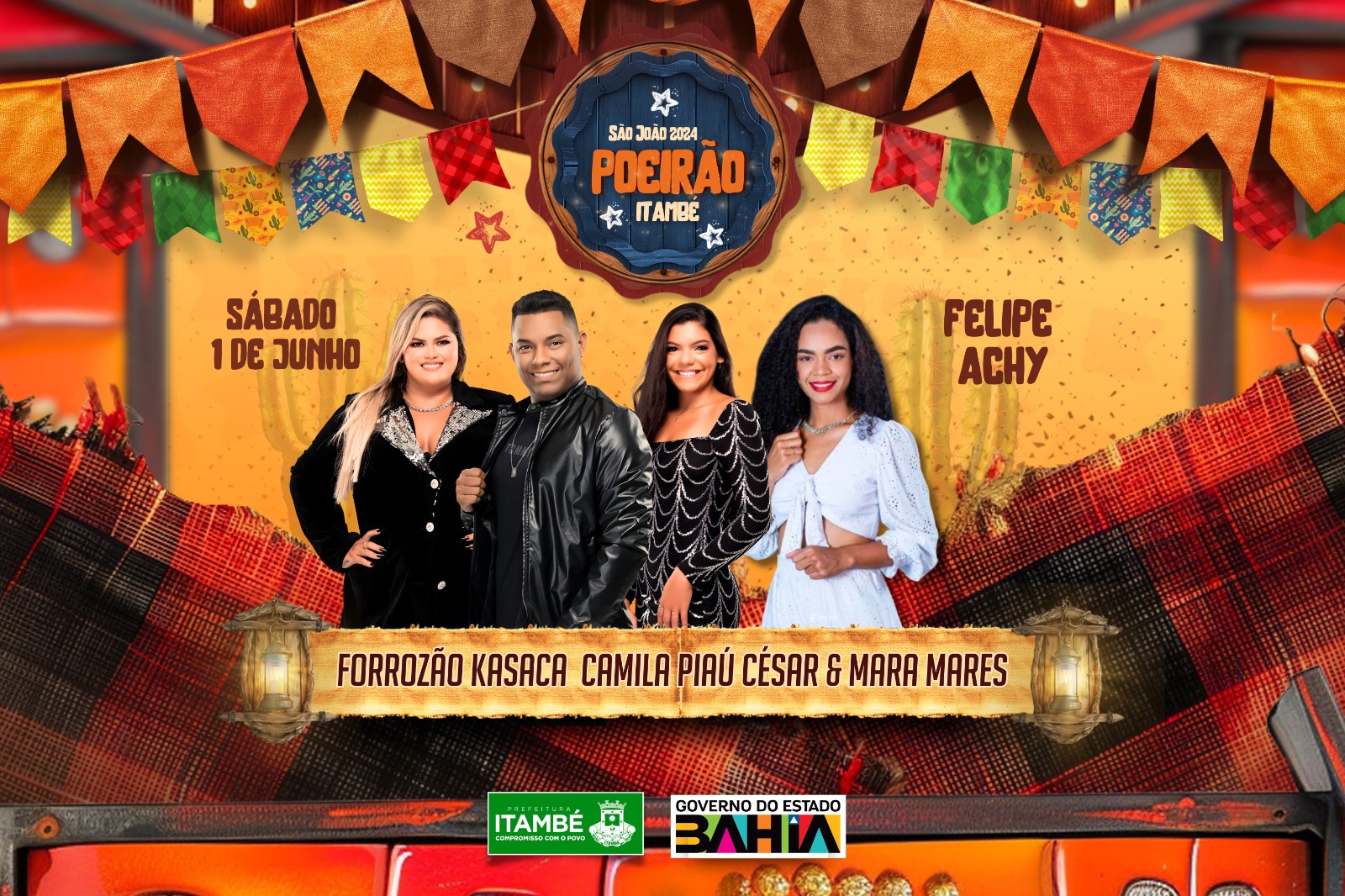Itambé em contagem regressiva para abertura do Poeirão no Felipe Achy