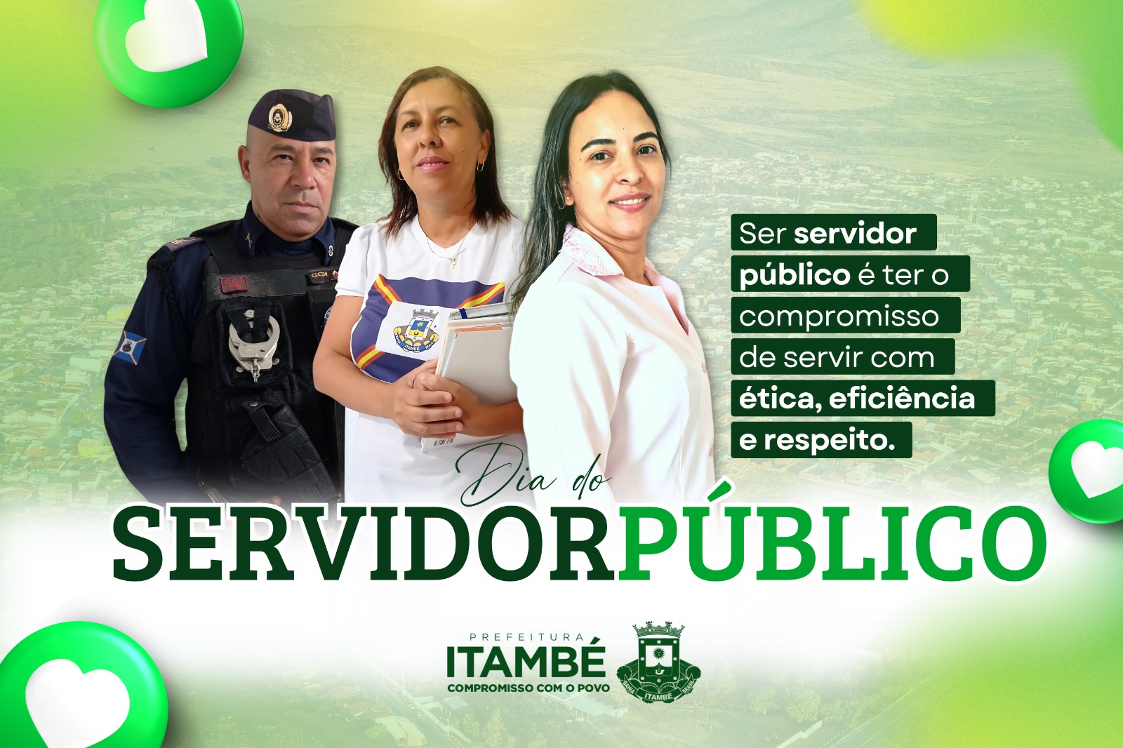28 de Outubro: Homenagem da Prefeitura de Itambé a todos os servidores públicos