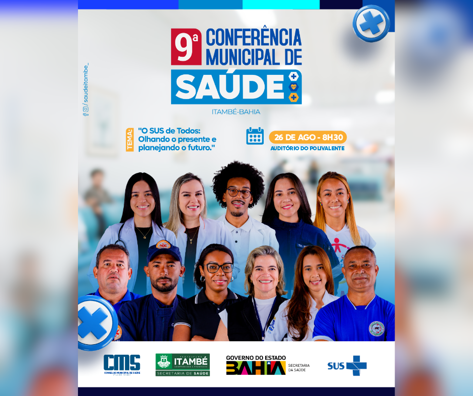 Itambé realiza a 9ª Conferência Municipal de Saúde no dia 26 de agosto