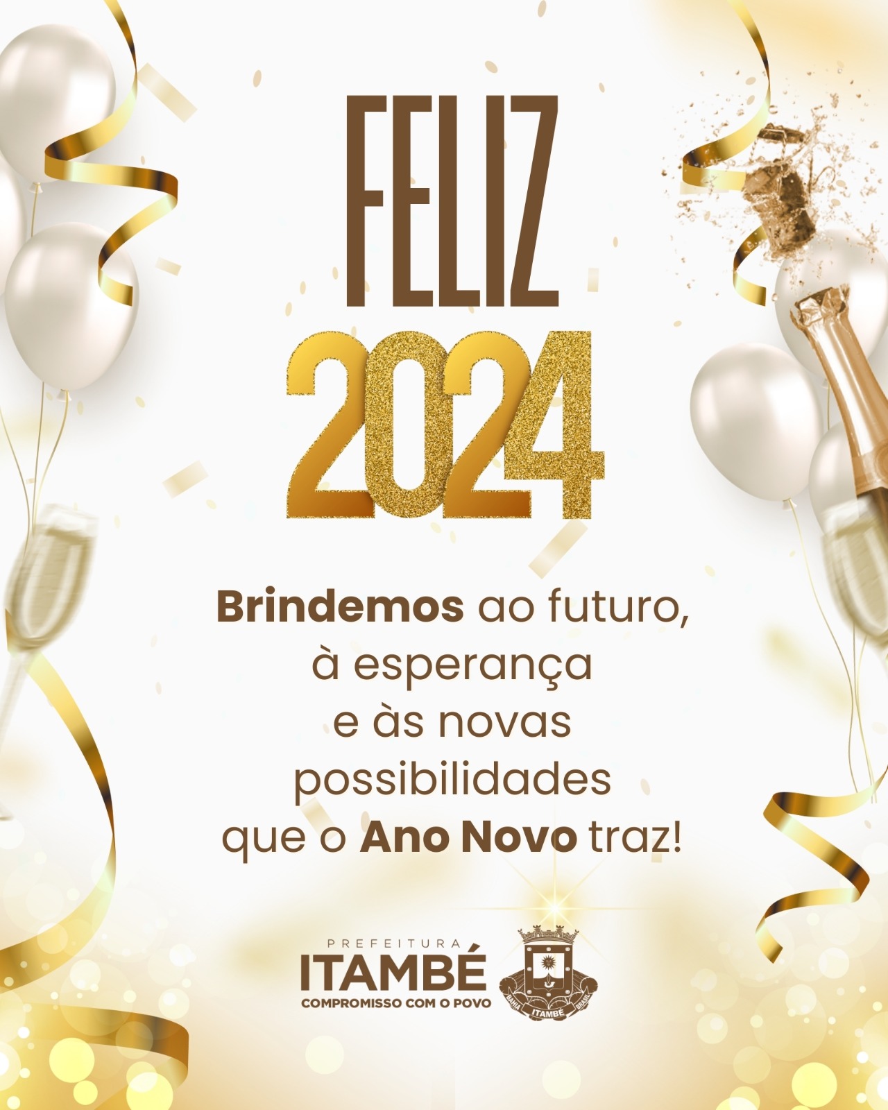 Prefeitura de Itambé deseja uma Feliz 2024 a toda comunidade!